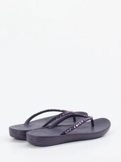FitFlop – Zehentrenner aus Synthetik Dunkelviolett