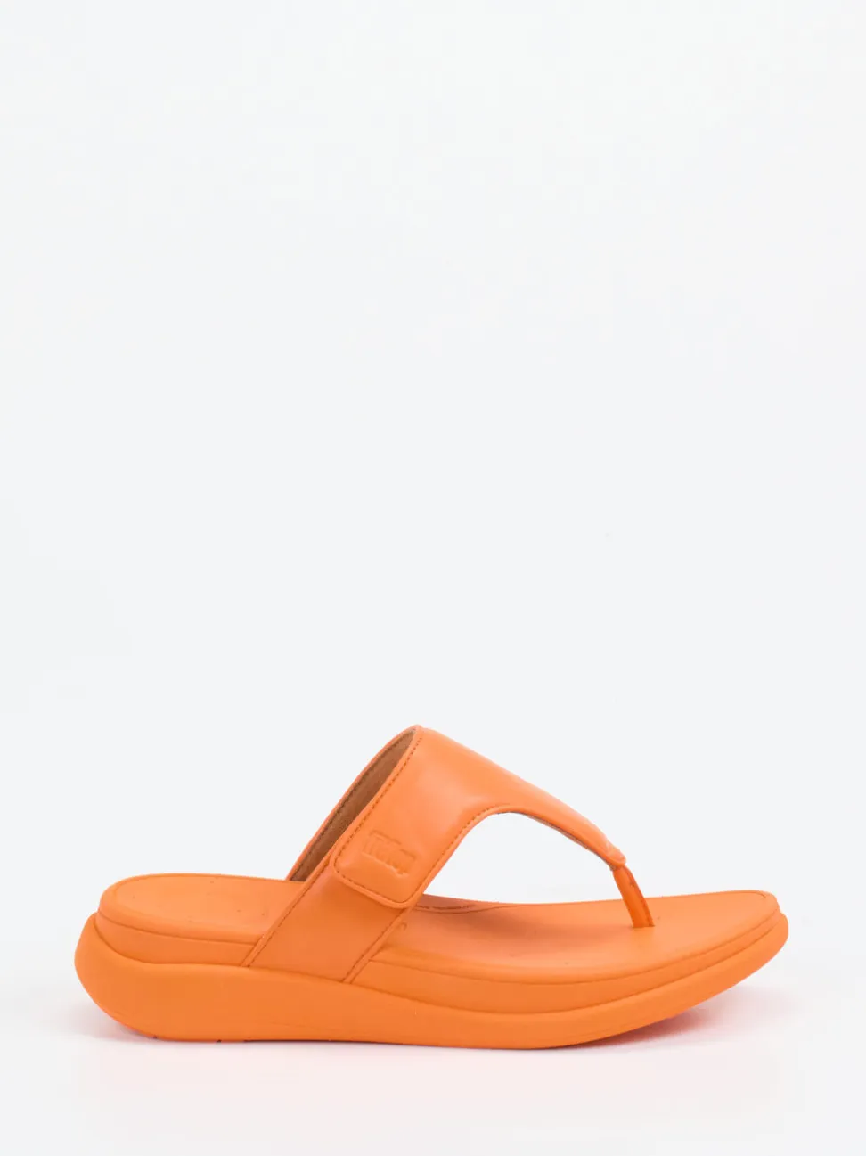 FitFlop – Zehentrenner aus Kalbleder in Orange