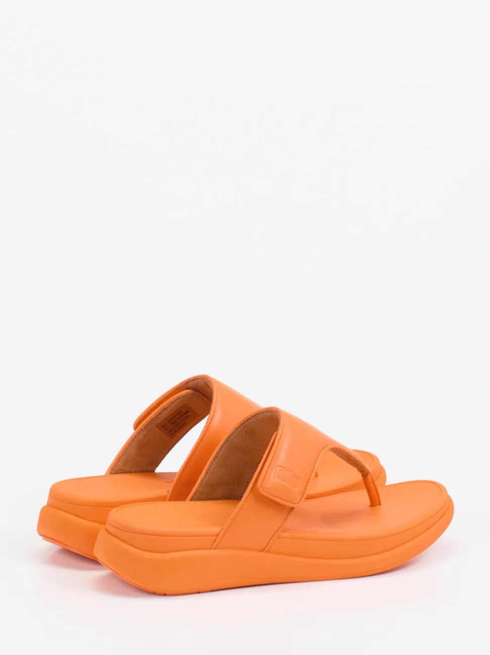 FitFlop – Zehentrenner aus Kalbleder in Orange