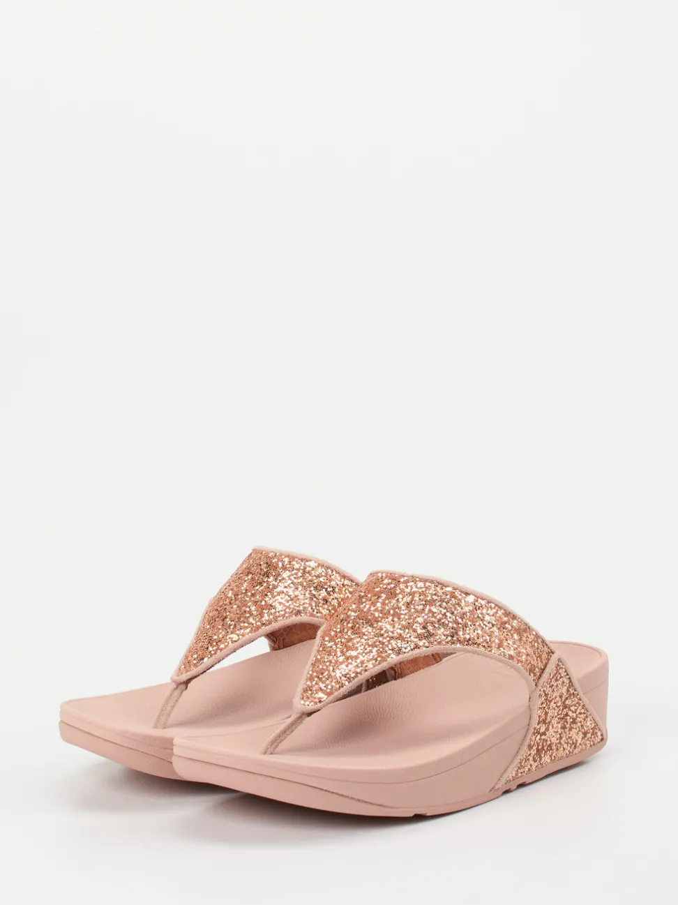 FitFlop – Zehentrenner aus Textil mit Glitzerfinish