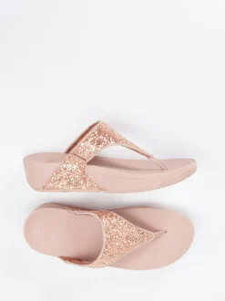FitFlop – Zehentrenner aus Textil mit Glitzerfinish