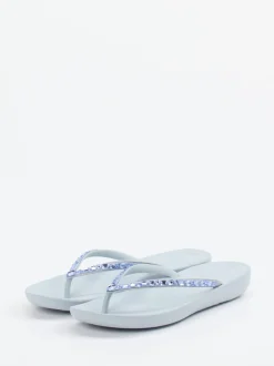 FitFlop – Zehentrenner aus Synthetik mit Strass