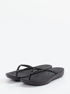 FitFlop – Zehentrenner aus Synthetik in Schwarz