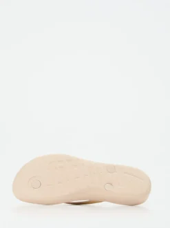 FitFlop – Zehentrenner aus Synthetik Beige Strass