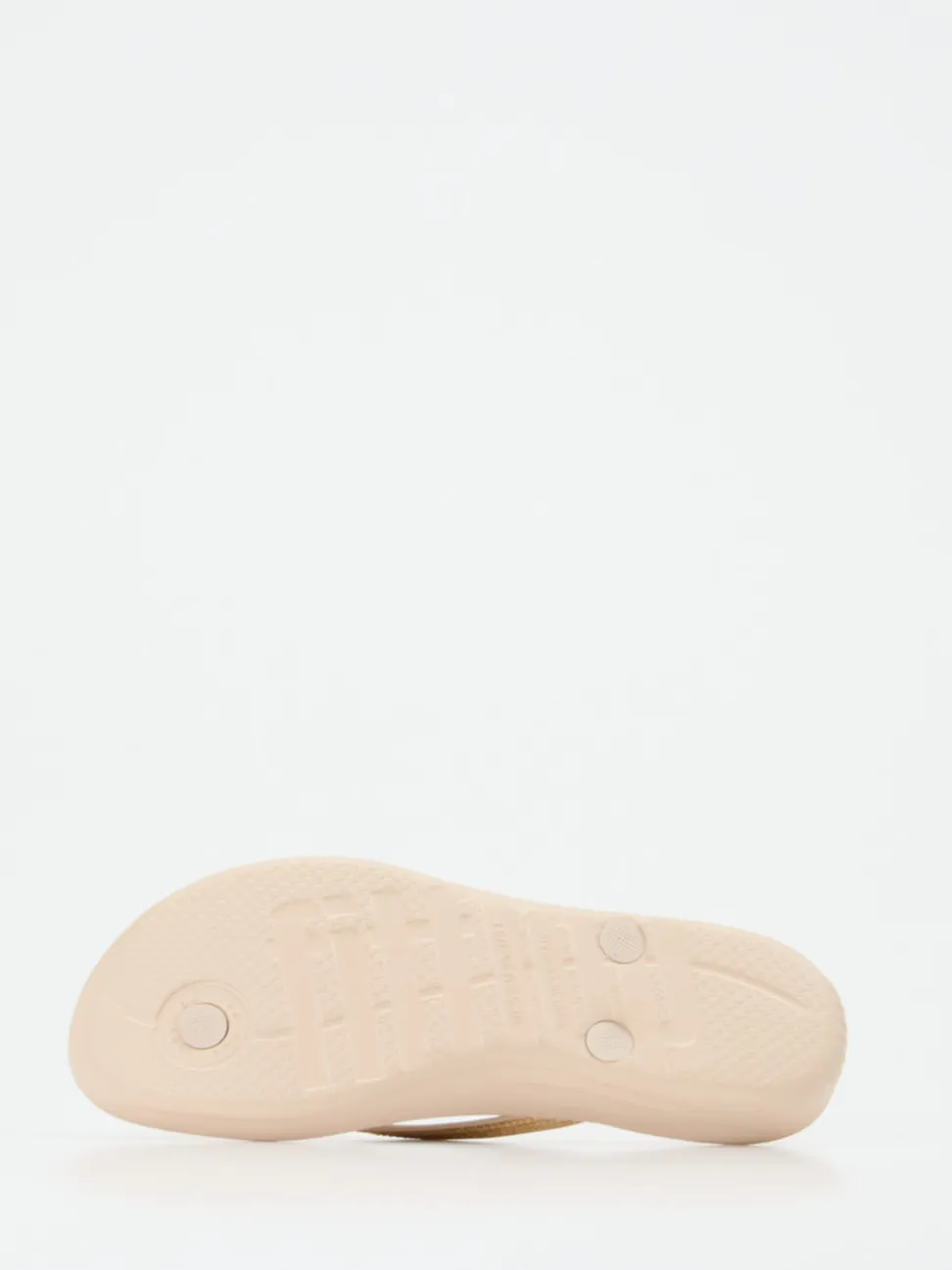FitFlop – Zehentrenner aus Synthetik Beige Strass