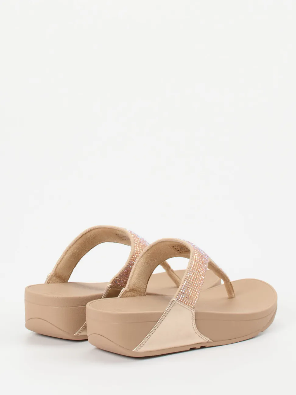 FitFlop – Zehentrenner aus Textil mit Strassbesatz