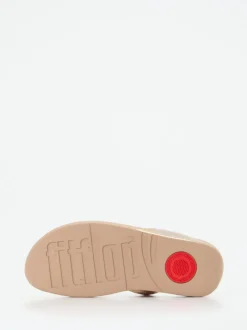 FitFlop – Zehentrenner aus Textil mit Strassbesatz