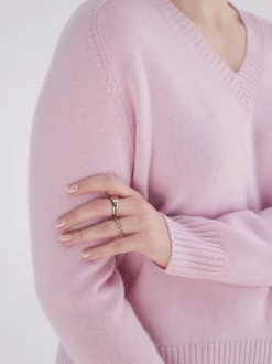FLONA – Feinstrickpullover aus Kaschmir Rosa