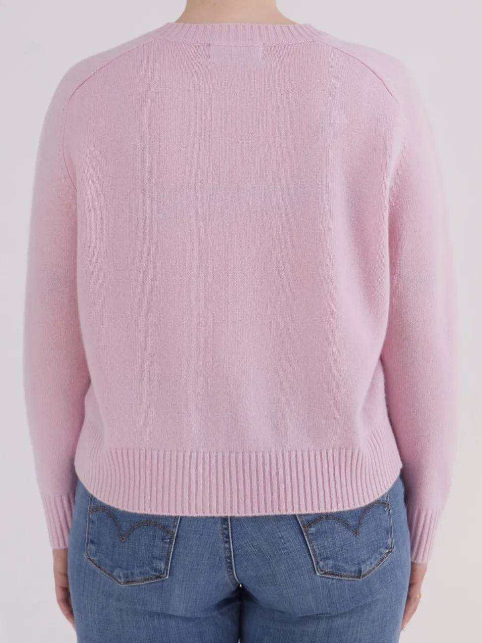 FLONA – Feinstrickpullover aus Kaschmir Rosa