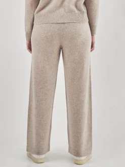 FLONA – Strickhose aus Kaschmir in Beige