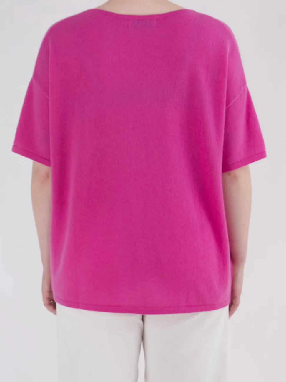 FLONA – Strickshirt aus Kaschmir in Pink