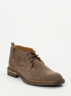 Floris van Bommel – Desert Boots aus Veloursleder Braun