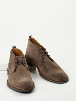 Floris van Bommel – Desert Boots aus Veloursleder Braun