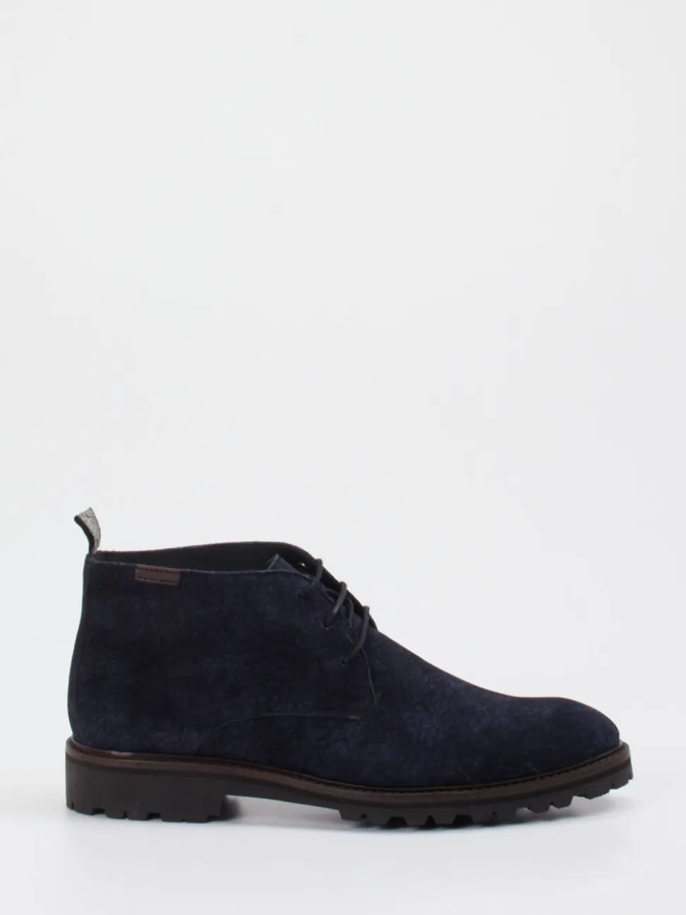 Floris van Bommel – Desert Boots aus Veloursleder Blau