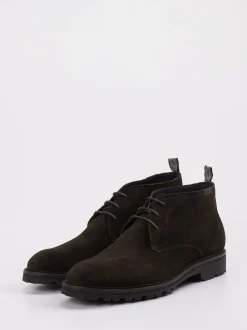 Floris van Bommel – Desert Boots aus Veloursleder braun