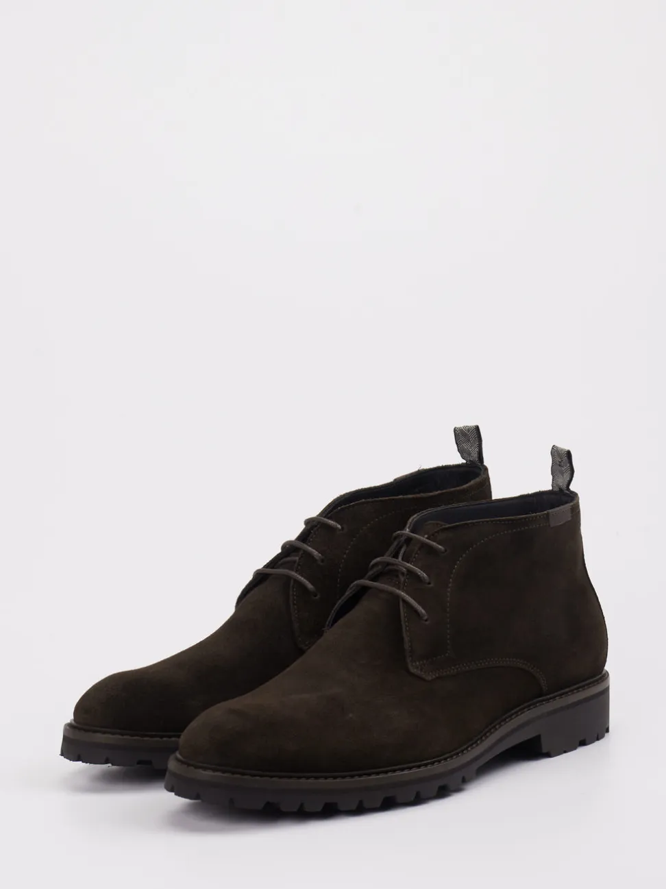 Floris van Bommel – Desert Boots aus Veloursleder braun
