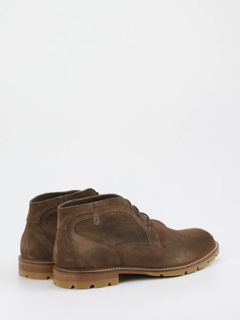 Floris van Bommel – Desert Boots aus Veloursleder braun