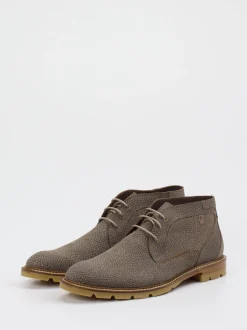 Floris van Bommel – Desert Boots aus Kalbleder braun