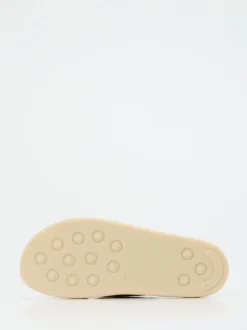 Floris van Bommel – Pantolette aus geprägtem Leder braun