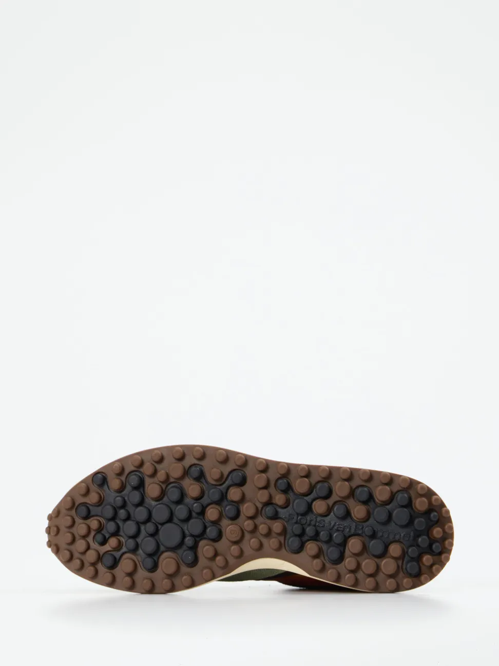 Floris van Bommel – Retro-Sneaker aus Veloursleder grün