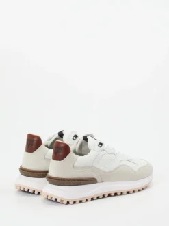 Floris van Bommel – Retro-Sneaker aus Kalbleder Offwhite