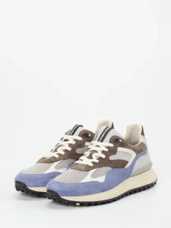 Floris van Bommel – Retro-Sneaker aus Veloursleder Grau