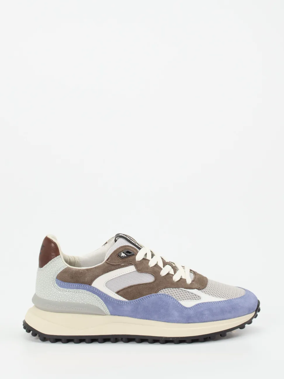 Floris van Bommel – Retro-Sneaker aus Veloursleder Grau