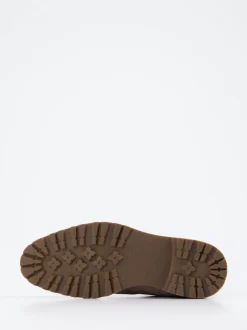 Floris van Bommel – Schnürboots aus Veloursleder Taupe