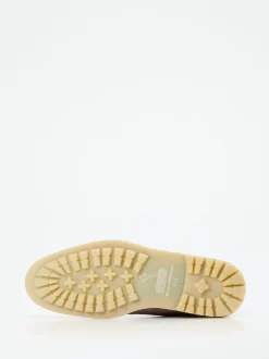 Floris van Bommel – Schnürboots aus Veloursleder taupe