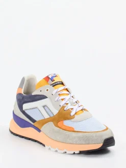 Floris van Bommel – Sneaker aus Veloursleder und Mesh