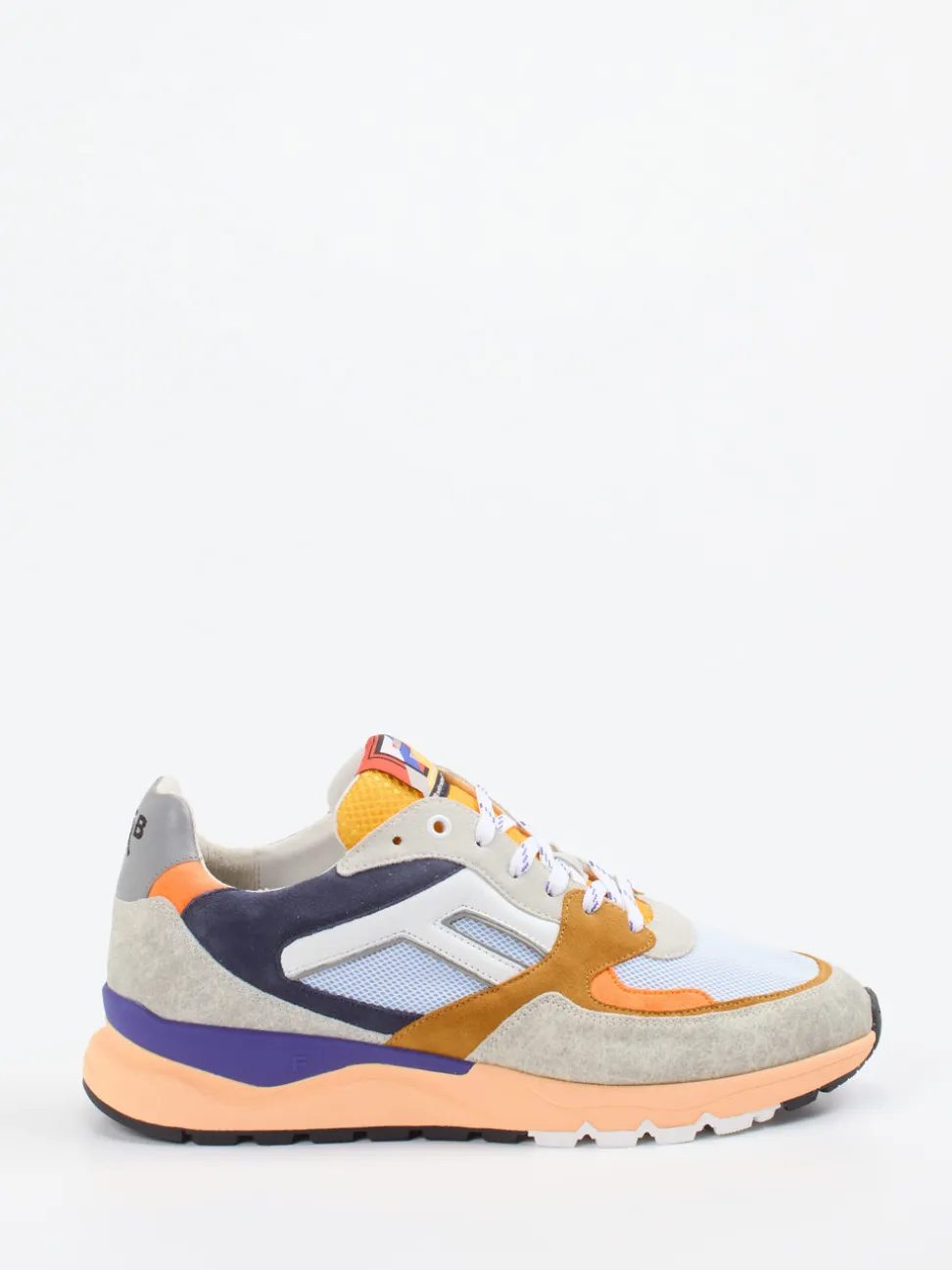Floris van Bommel – Sneaker aus Veloursleder und Mesh