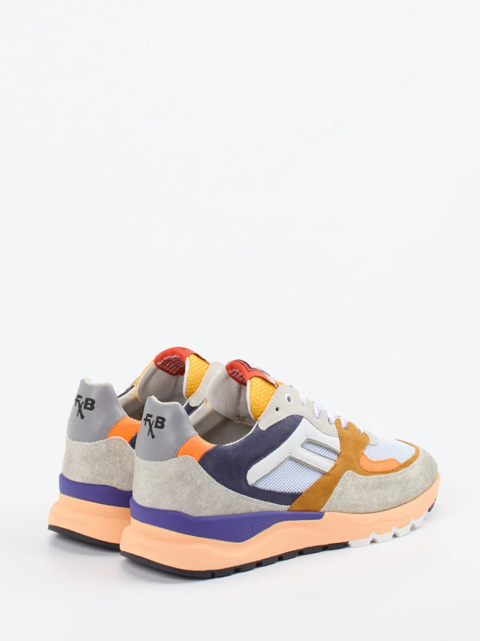 Floris van Bommel – Sneaker aus Veloursleder und Mesh