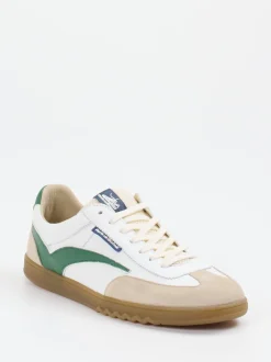 Floris van Bommel – Sneaker aus Veloursleder Weiß