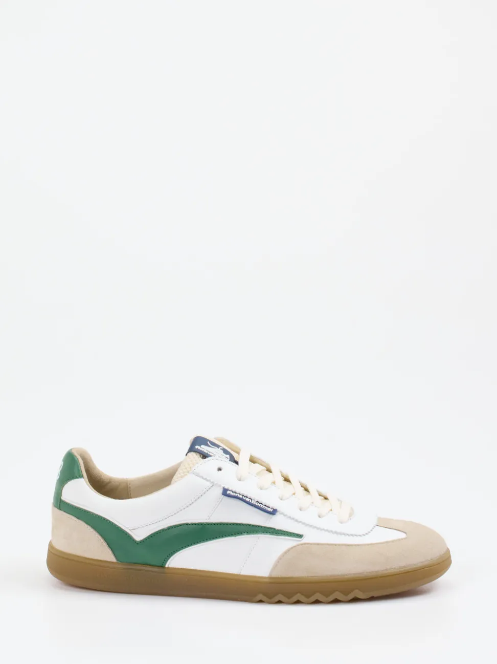 Floris van Bommel – Sneaker aus Veloursleder Weiß