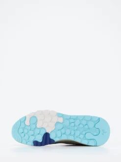 Floris van Bommel – Sneaker aus Veloursleder Multicolor