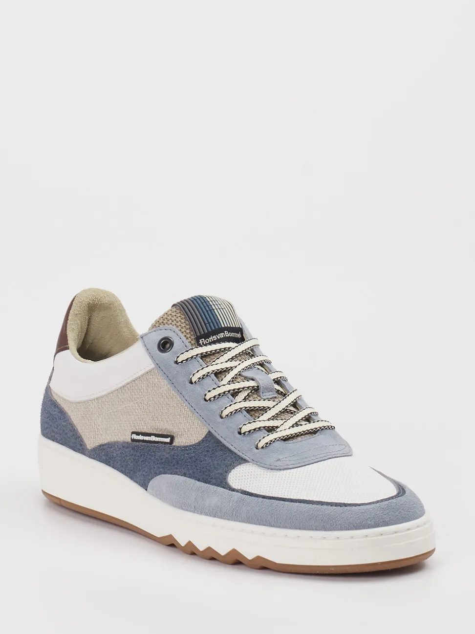 Floris van Bommel – Sneaker aus Veloursleder und Textil