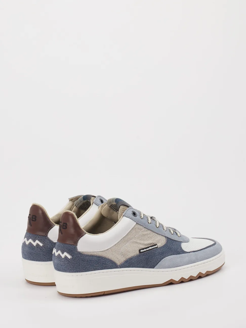 Floris van Bommel – Sneaker aus Veloursleder und Textil