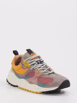 Flower Mountain – Chunky Sneaker aus Veloursleder und Mesh