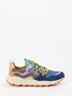 Flower Mountain – Outdoor-Sneaker aus Velours und Textil