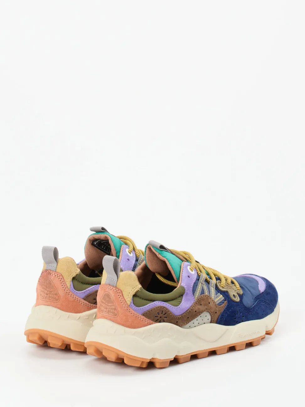 Flower Mountain – Outdoor-Sneaker aus Velours und Textil