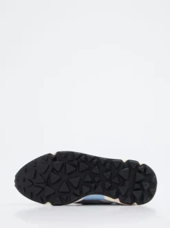 Flower Mountain – Sneaker aus Veloursleder und Mesh grau
