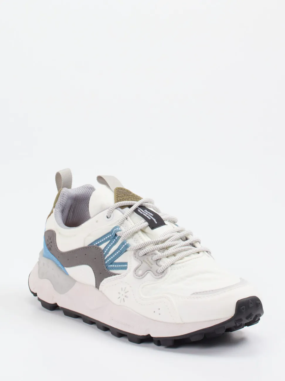 Flower Mountain – Trail-Sneaker aus Textil in Offwhite