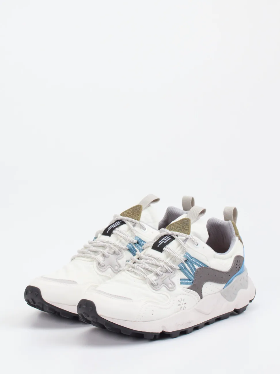 Flower Mountain – Trail-Sneaker aus Textil in Offwhite