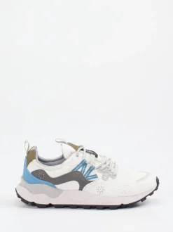 Flower Mountain – Trail-Sneaker aus Textil in Offwhite