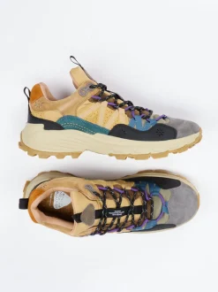 Flower Mountain – Trail-Sneaker aus Veloursleder beige