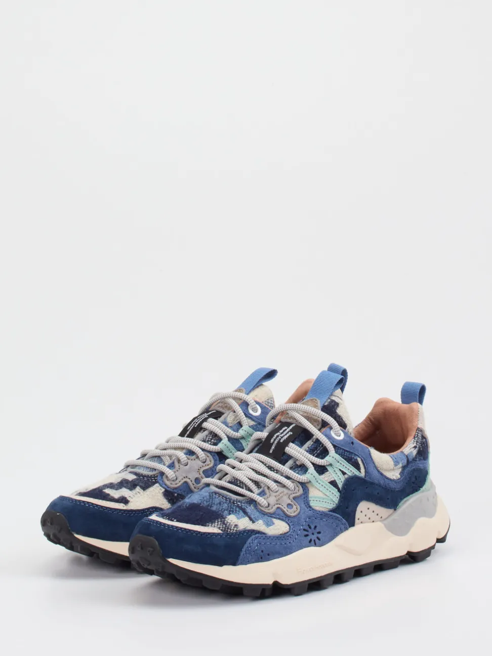 Flower Mountain – Trail-Sneaker aus Veloursleder Textil