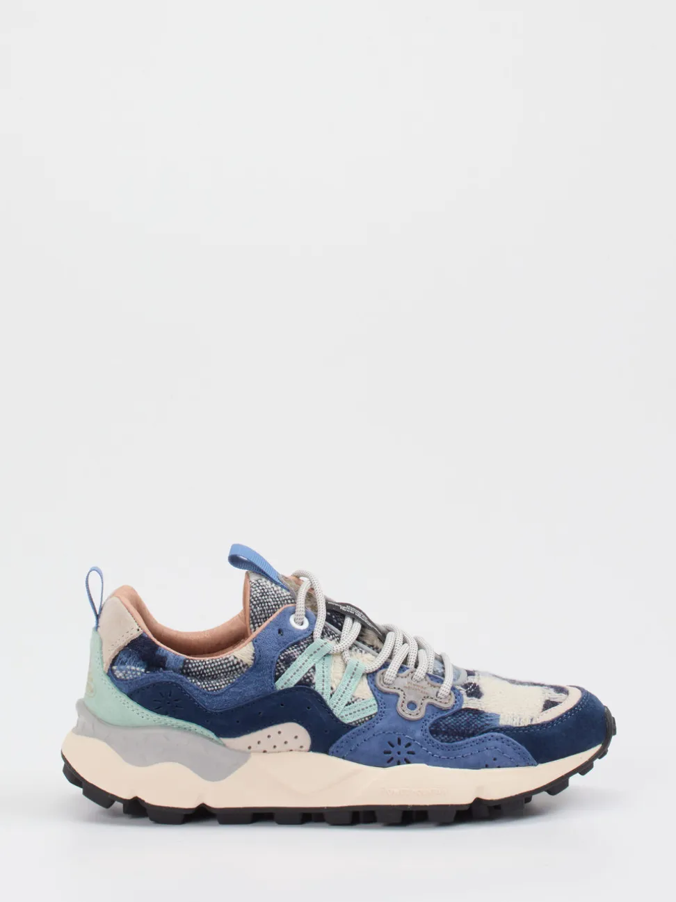 Flower Mountain – Trail-Sneaker aus Veloursleder Textil