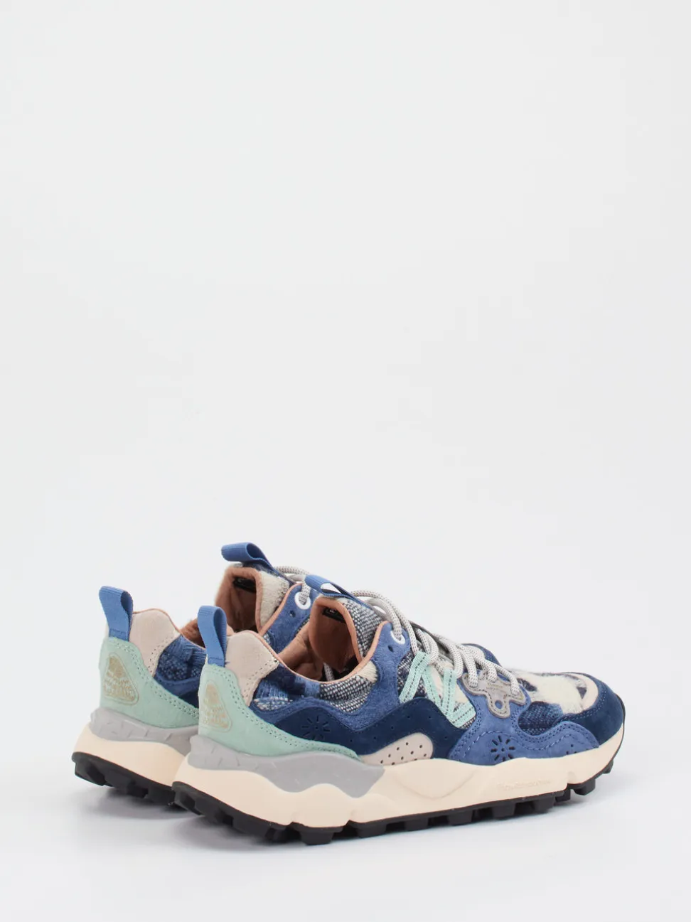 Flower Mountain – Trail-Sneaker aus Veloursleder Textil