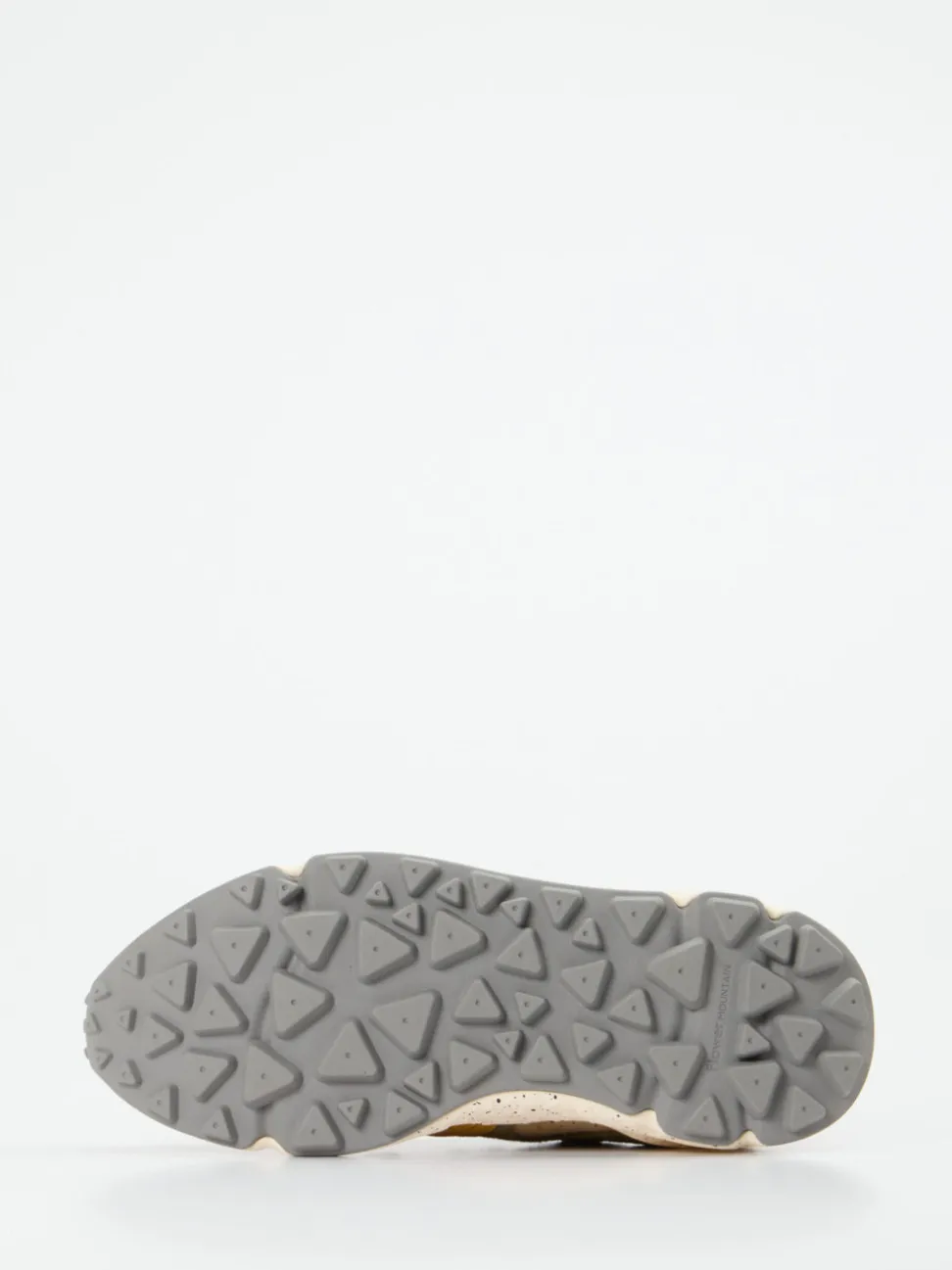 Flower Mountain – Trail-Sneaker aus Velour/Textil beige