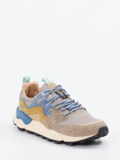 Flower Mountain – Trail-Sneaker aus Mesh und Veloursleder